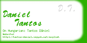 daniel tantos business card