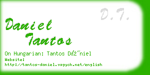 daniel tantos business card
